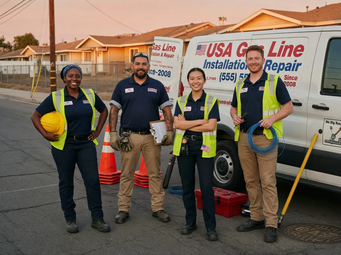 Gas Line Installation company in Fort Lee, VA